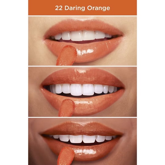 CLARINS Lip Comfort Hydrating & Plumping Oil 22 DARING ORANGE NEW IN BO - Picture 2 of 3